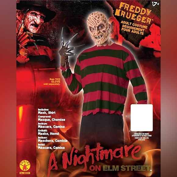 Rubie's Men's A Nightmare On Elm Street: Freddy Krueger Costume Large - Picture 1 of 4